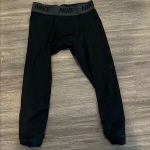 Mens Nike Black Performance Tights